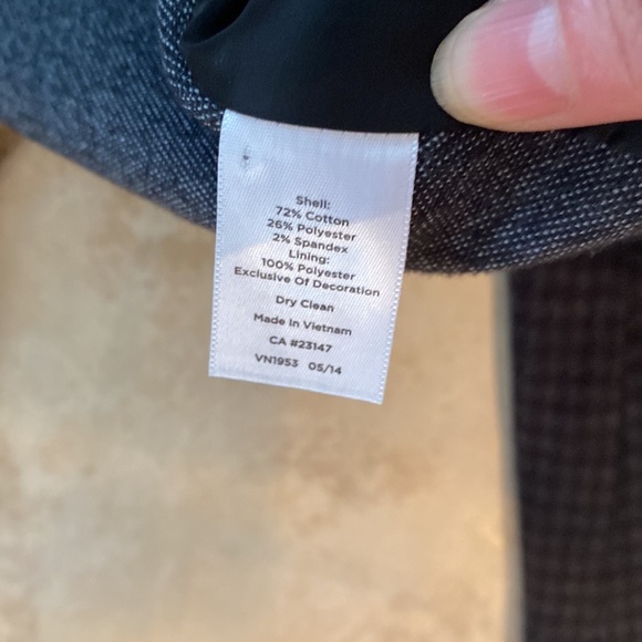 Patch sleeve herringbone blazer - Picture 3 of 5